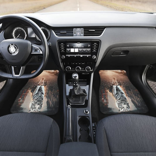 Tiger and Cat Dream Car Floor Mats 211003