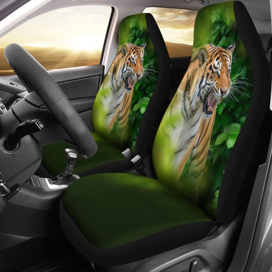 Tiger and Green Forest Car Seat Covers - Make Your Own Styles