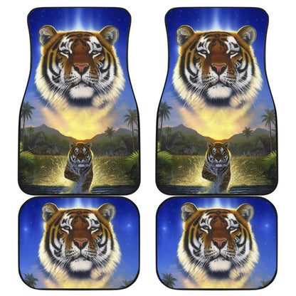 Tiger Art Animal Car Floor Mats Amazing Gift Ideas 210101 - YourCarButBetter