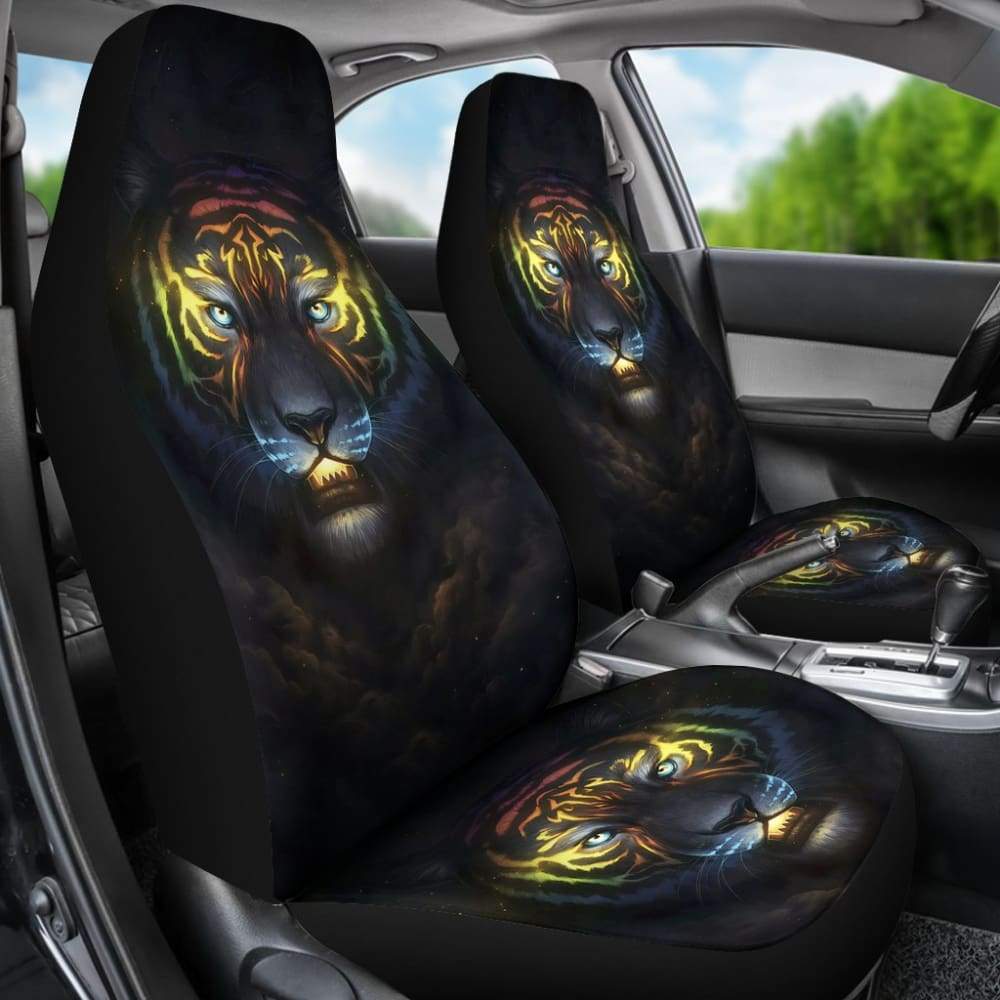 Tiger Art Design Animals Fantasy Car Seat Covers 210203