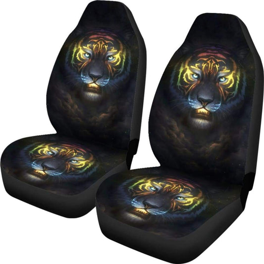 Tiger Art Design Animals Fantasy Car Seat Covers 210203
