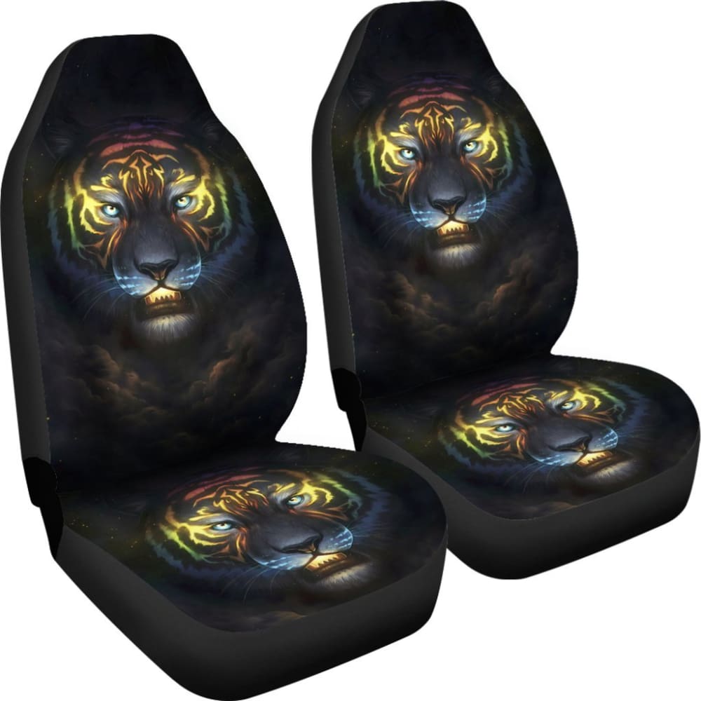Tiger King Art Design Car Seat Covers Amazing Gift Ideas 210101 - YourCarButBetter