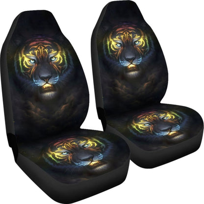 Tiger King Art Design Car Seat Covers Amazing Gift Ideas 210101 - YourCarButBetter