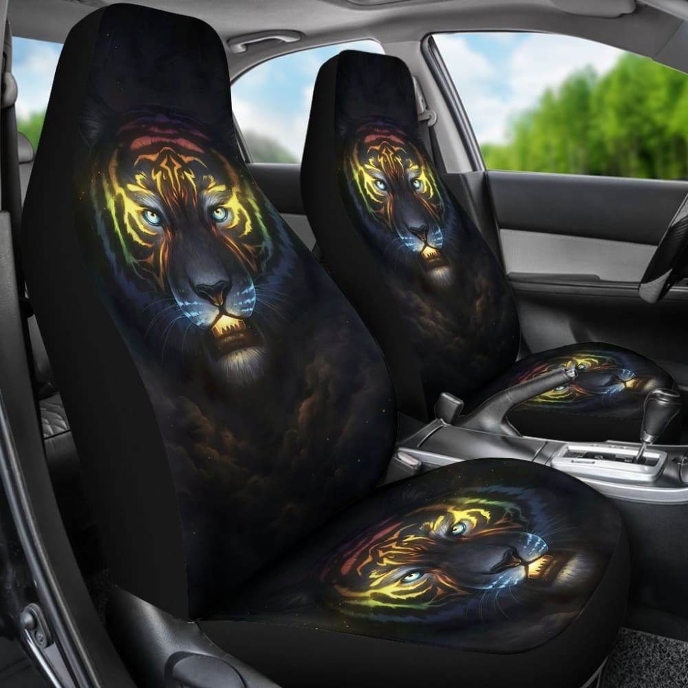 Tiger King Art Design Car Seat Covers Amazing Gift Ideas 210101 - YourCarButBetter
