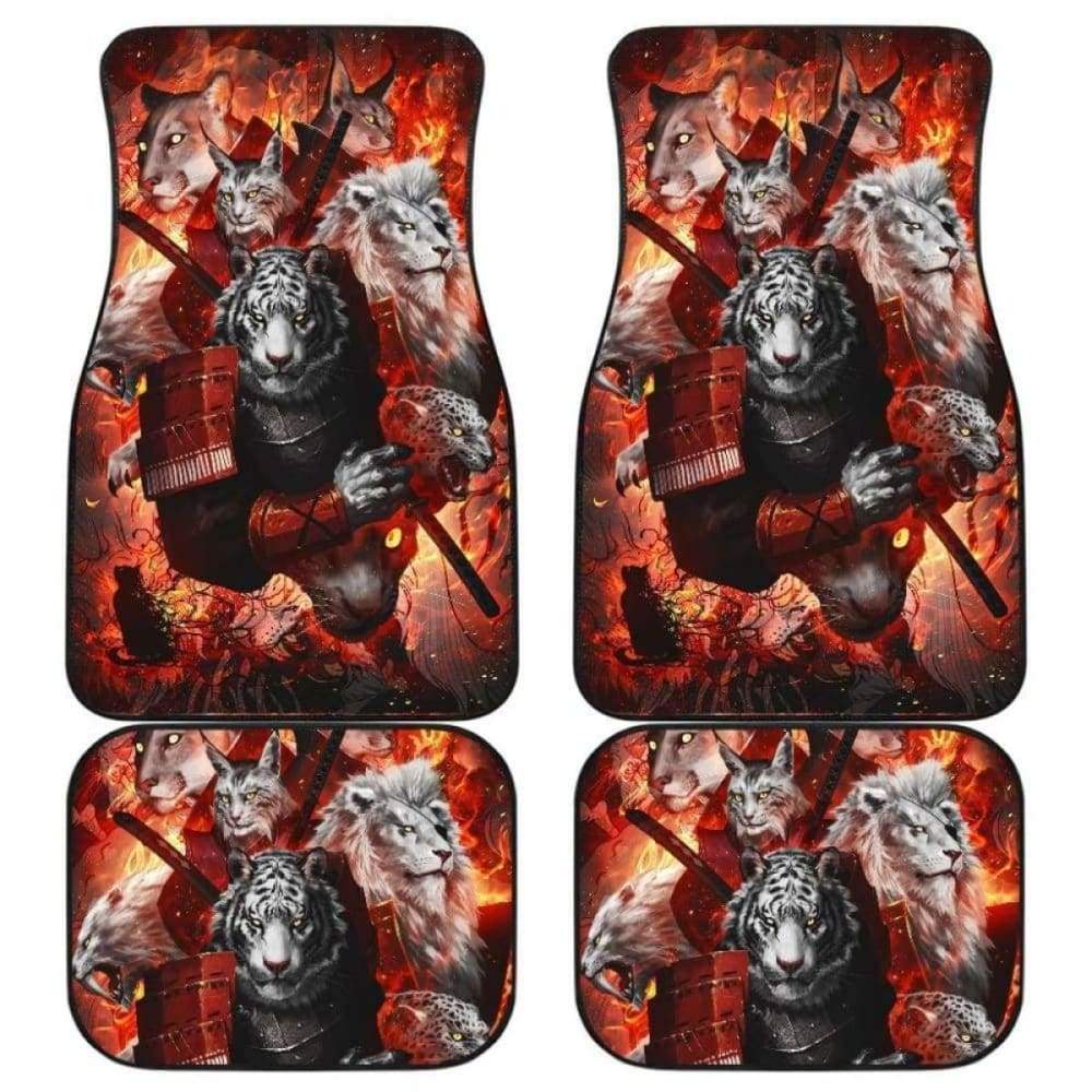 Tiger Ninja Car Floor Mats 161308
