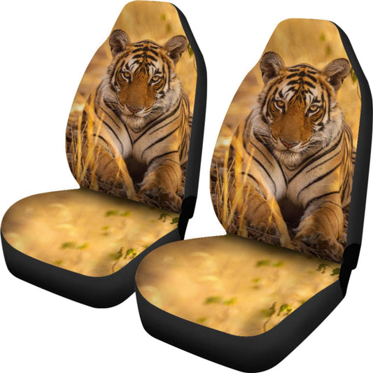 Tiger With Dangerous Silence Car Seat Covers - Make Your Own Styles