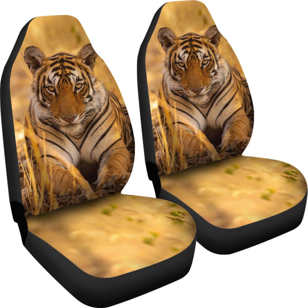Tiger With Dangerous Silence Car Seat Covers - Make Your Own Styles