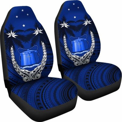 Tokelau Car Seat Covers - Tokelau Coat Of Arms Coconut Tree - Amazing 1 105905 - YourCarButBetter