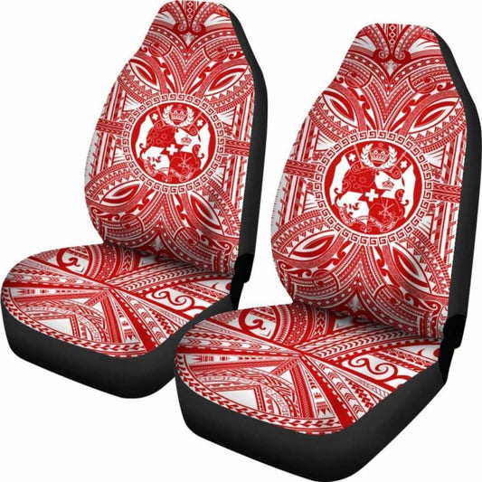 Tonga Car Seat Cover - Tonga Coat Of Arms Polynesian Flag Color 10 181703 - YourCarButBetter