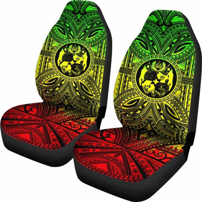 Tonga Car Seat Cover - Tonga Coat Of Arms Polynesian Reggae Style 10 181703 - YourCarButBetter