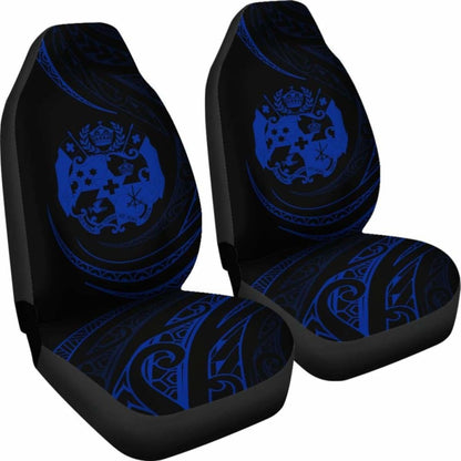 Tonga Car Seat Covers - Blue - Frida Style - 181703 - YourCarButBetter
