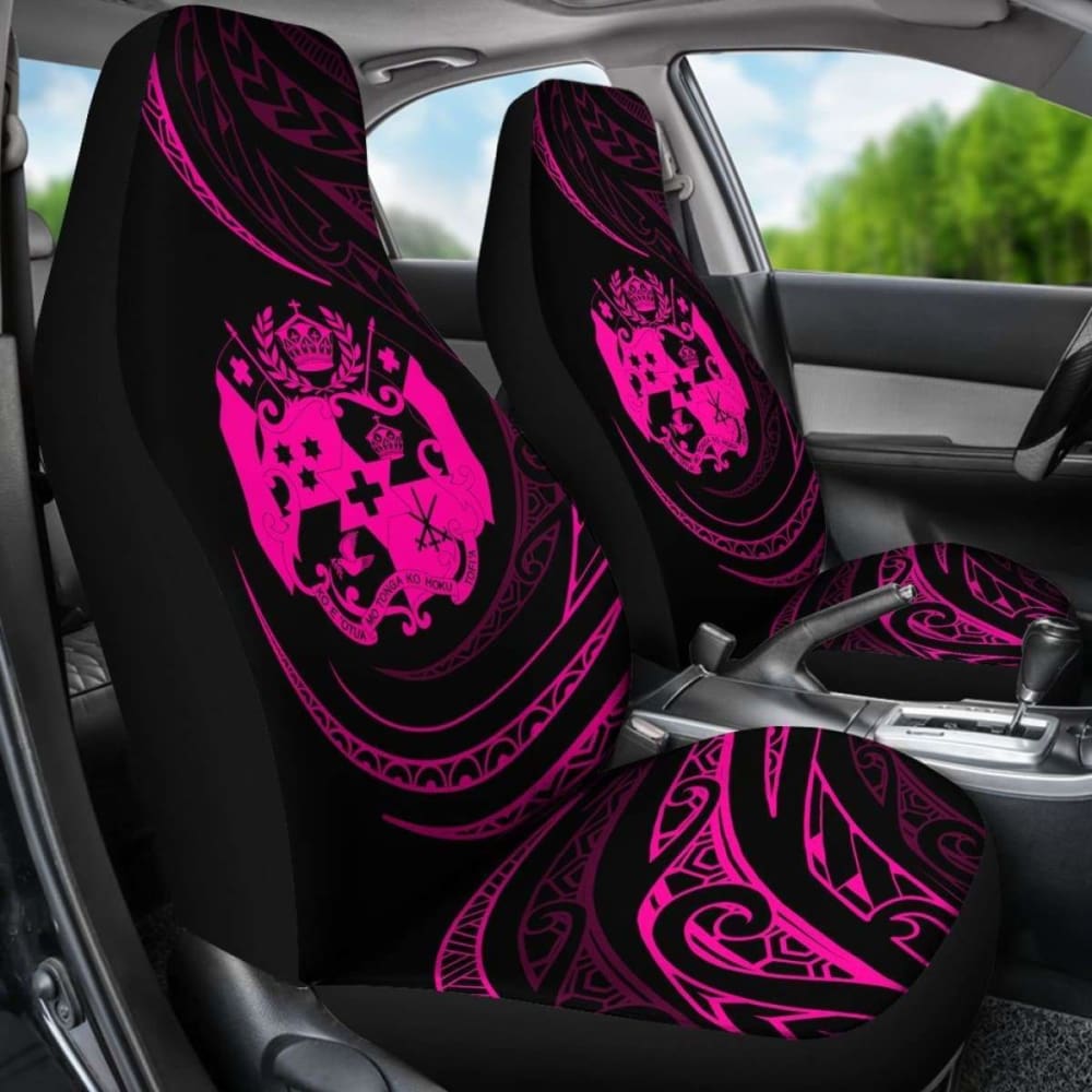 Tonga Car Seat Covers - Pink - Frida Style - 181703 - YourCarButBetter