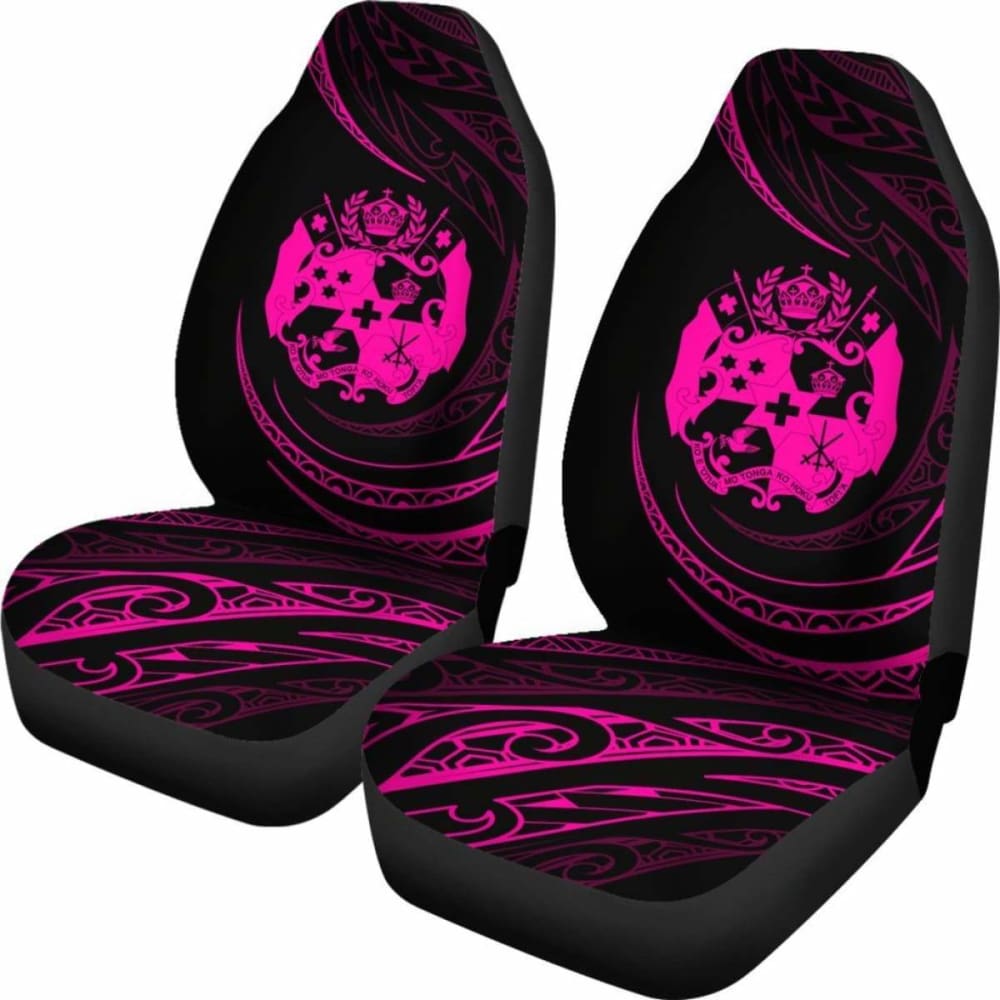 Tonga Car Seat Covers - Pink - Frida Style - 181703 - YourCarButBetter