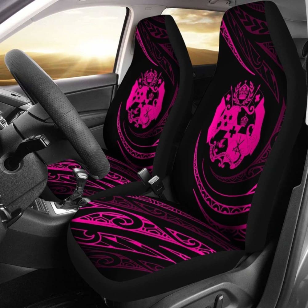 Tonga Car Seat Covers - Pink - Frida Style - 181703 - YourCarButBetter