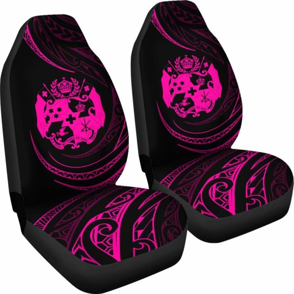 Tonga Car Seat Covers - Pink - Frida Style - 181703 - YourCarButBetter