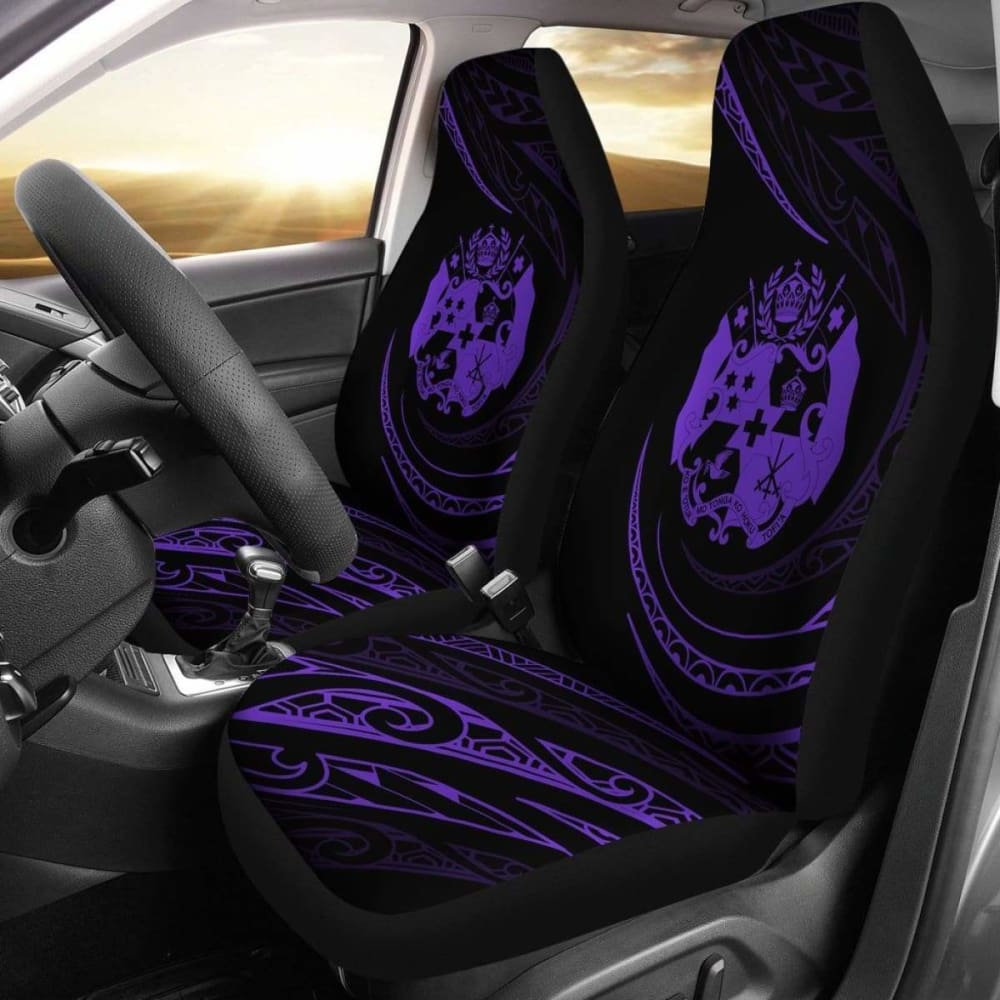 Tonga Car Seat Covers - Purple - Frida Style - 181703 - YourCarButBetter