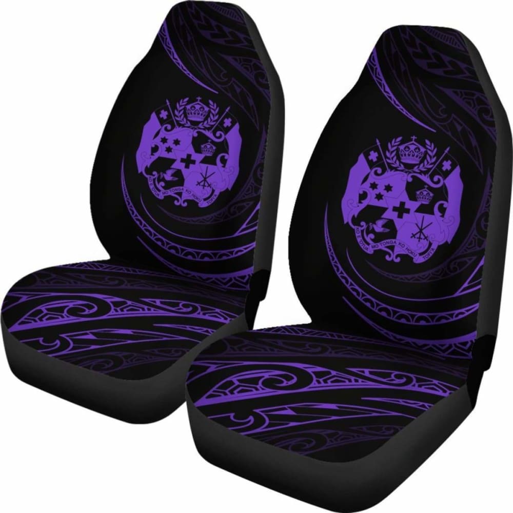 Tonga Car Seat Covers - Purple - Frida Style - 181703 - YourCarButBetter