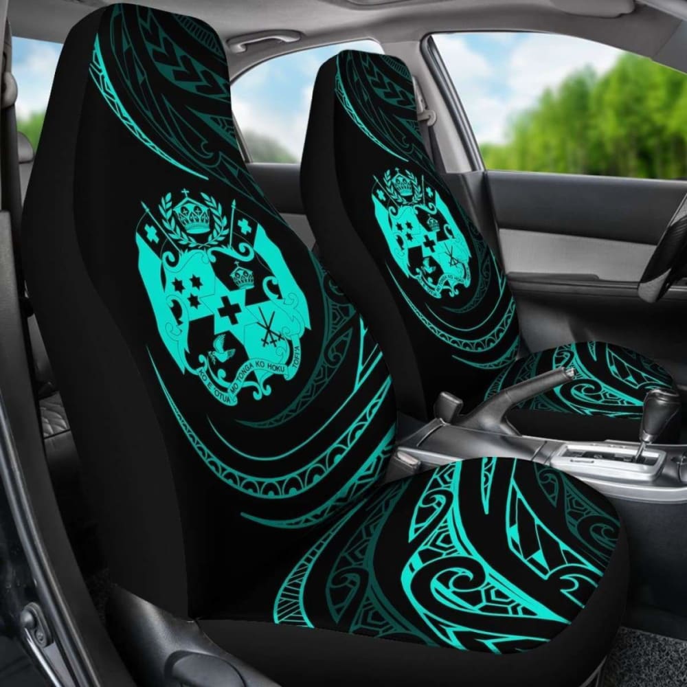 Tonga Car Seat Covers - Turquoise - Frida Style - 181703 - YourCarButBetter