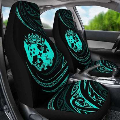 Tonga Car Seat Covers - Turquoise - Frida Style - 181703 - YourCarButBetter