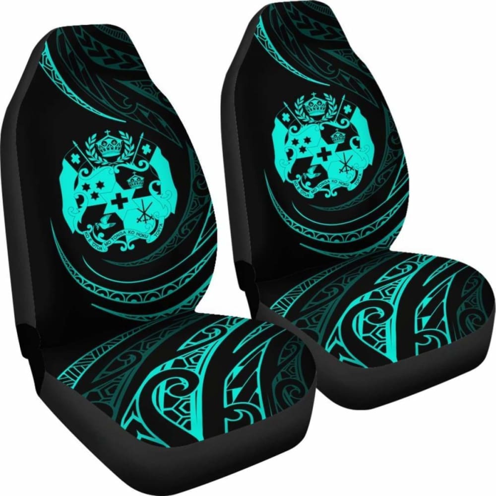 Tonga Car Seat Covers - Turquoise - Frida Style - 181703 - YourCarButBetter