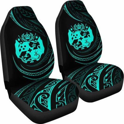 Tonga Car Seat Covers - Turquoise - Frida Style - 181703 - YourCarButBetter