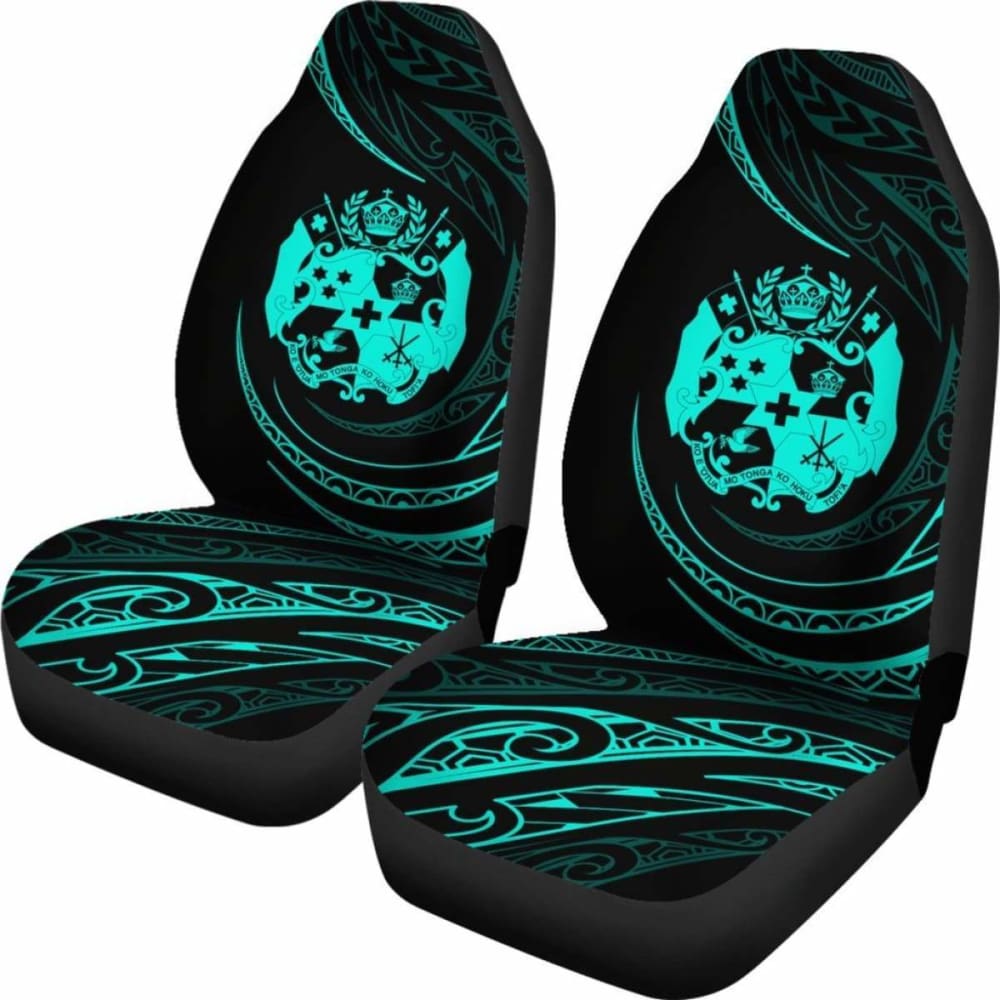 Tonga Car Seat Covers - Turquoise - Frida Style - 181703 - YourCarButBetter