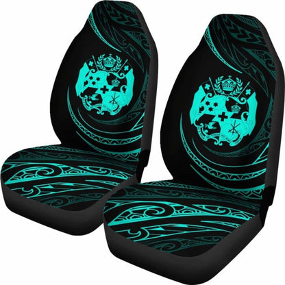 Tonga Car Seat Covers - Turquoise - Frida Style - 181703 - YourCarButBetter