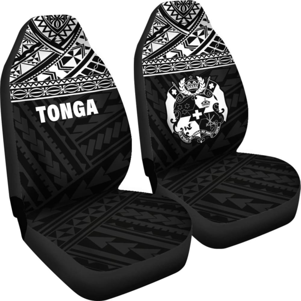 Tonga Polynesian Car Seat Covers Black - 11 181703 - YourCarButBetter