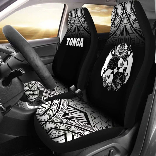 Tonga Polynesian Car Seat Covers - Black Fog - 11 181703 - YourCarButBetter
