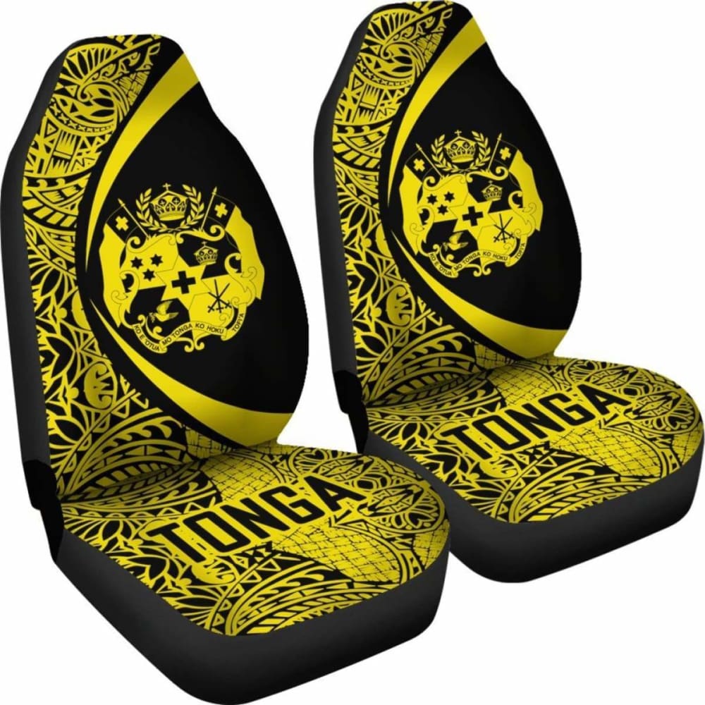 Tonga Polynesian Car Seat Covers Circle Style 03 4 181703 - YourCarButBetter