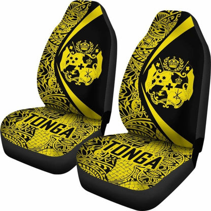 Tonga Polynesian Car Seat Covers Circle Style 03 4 181703 - YourCarButBetter