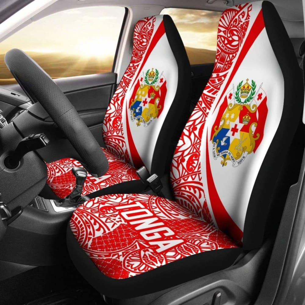 Tonga Polynesian Car Seat Covers Circle Style 07 4 181703 - YourCarButBetter