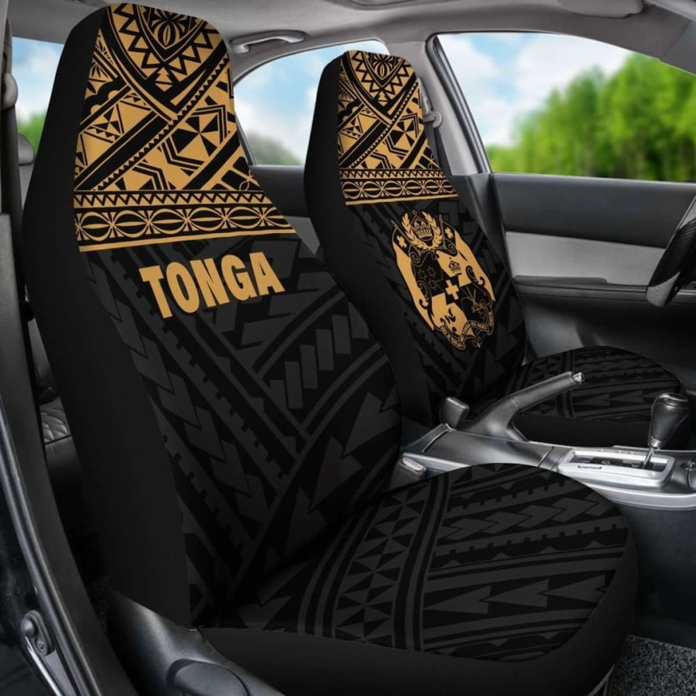 Tonga Polynesian Car Seat Covers Gold - 11 181703 - YourCarButBetter