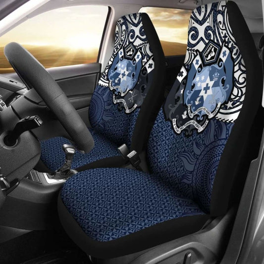 Tonga Polynesian Car Seat Covers - Tongan Pride (Blue) - 15 181703 - YourCarButBetter