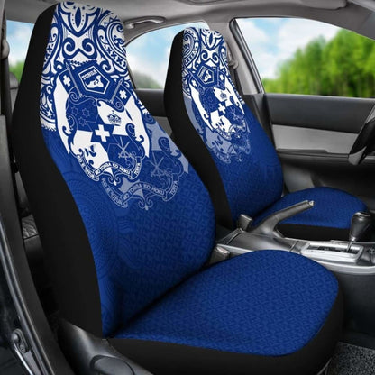 Tonga Polynesian Car Seat Covers Tongan Pride (Bright Blue) 15 181703 - YourCarButBetter