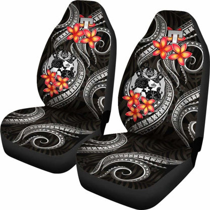 Tonga Polynesian Car Seat Covers - White Plumeria - 11 181703 - YourCarButBetter