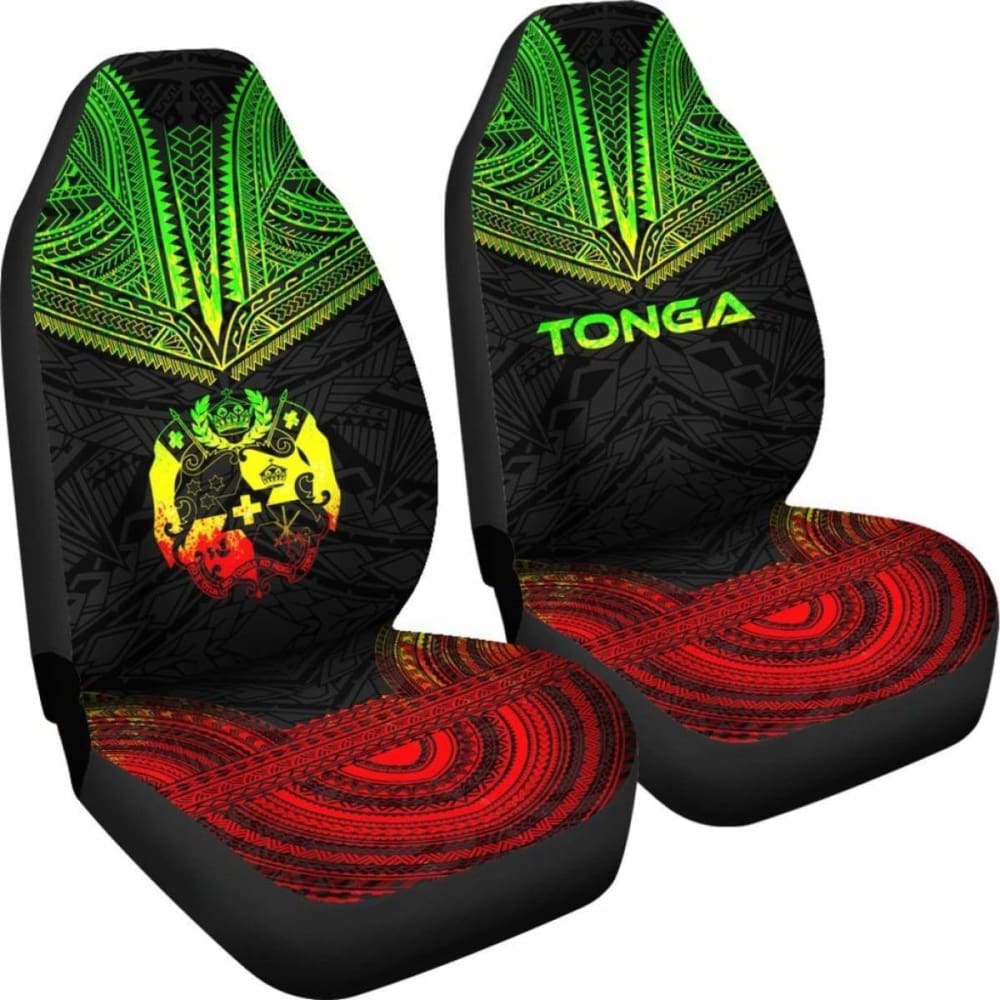 Tonga Polynesian Chief Car Seat Cover Reggae Version 10 181703 - YourCarButBetter