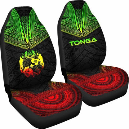 Tonga Polynesian Chief Car Seat Cover Reggae Version 10 181703 - YourCarButBetter