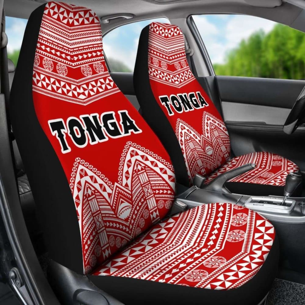 Tonga Polynesian Tribal Pattern Car Seat Covers 105905 - YourCarButBetter