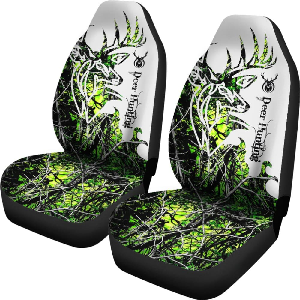 Toxic Deer Hunting Car Seat Covers 211007 - YourCarButBetter