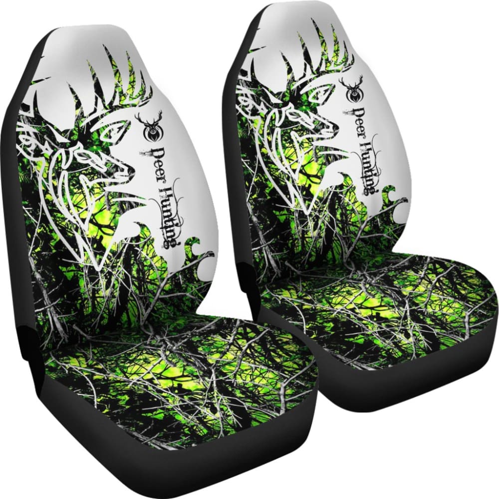 Toxic Deer Hunting Car Seat Covers 211007 - YourCarButBetter