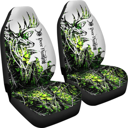Toxic Deer Hunting Car Seat Covers 211007 - YourCarButBetter