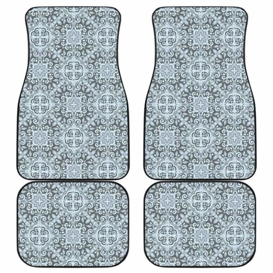 Traditional Indian Element Pattern Front And Back Car Mats 094201 - YourCarButBetter