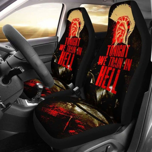 Train In Hell Fitness Car Seat Covers 192609 - YourCarButBetter