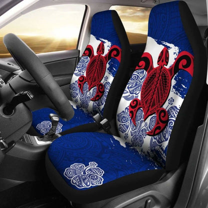 Tribal Turtle Polynesian Car Seat Covers A02 091114 - YourCarButBetter