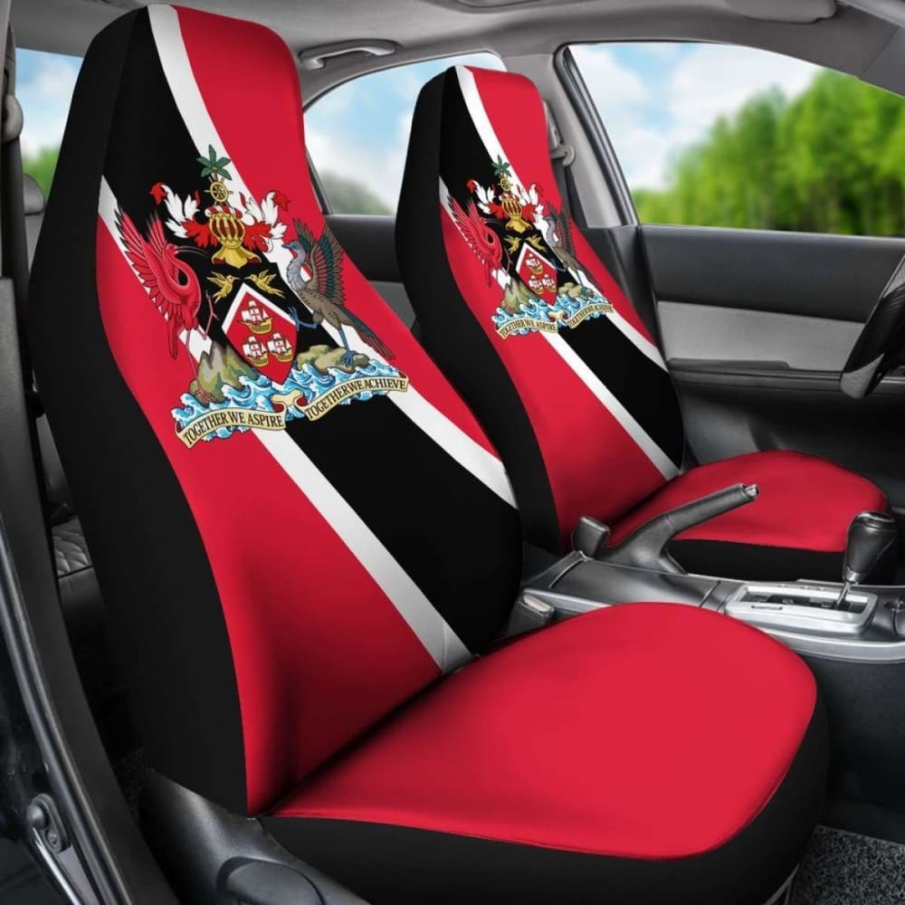 Trinidad And Tobago Car Seat Cover Flag 7 110424 - YourCarButBetter