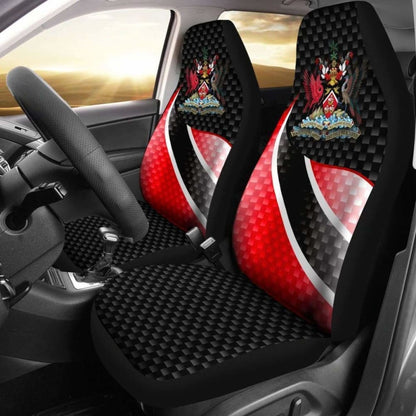 Trinidad And Tobago Car Seat Covers - Trinidad And Tobago Flag And Coat Of Arms - 110424 - YourCarButBetter