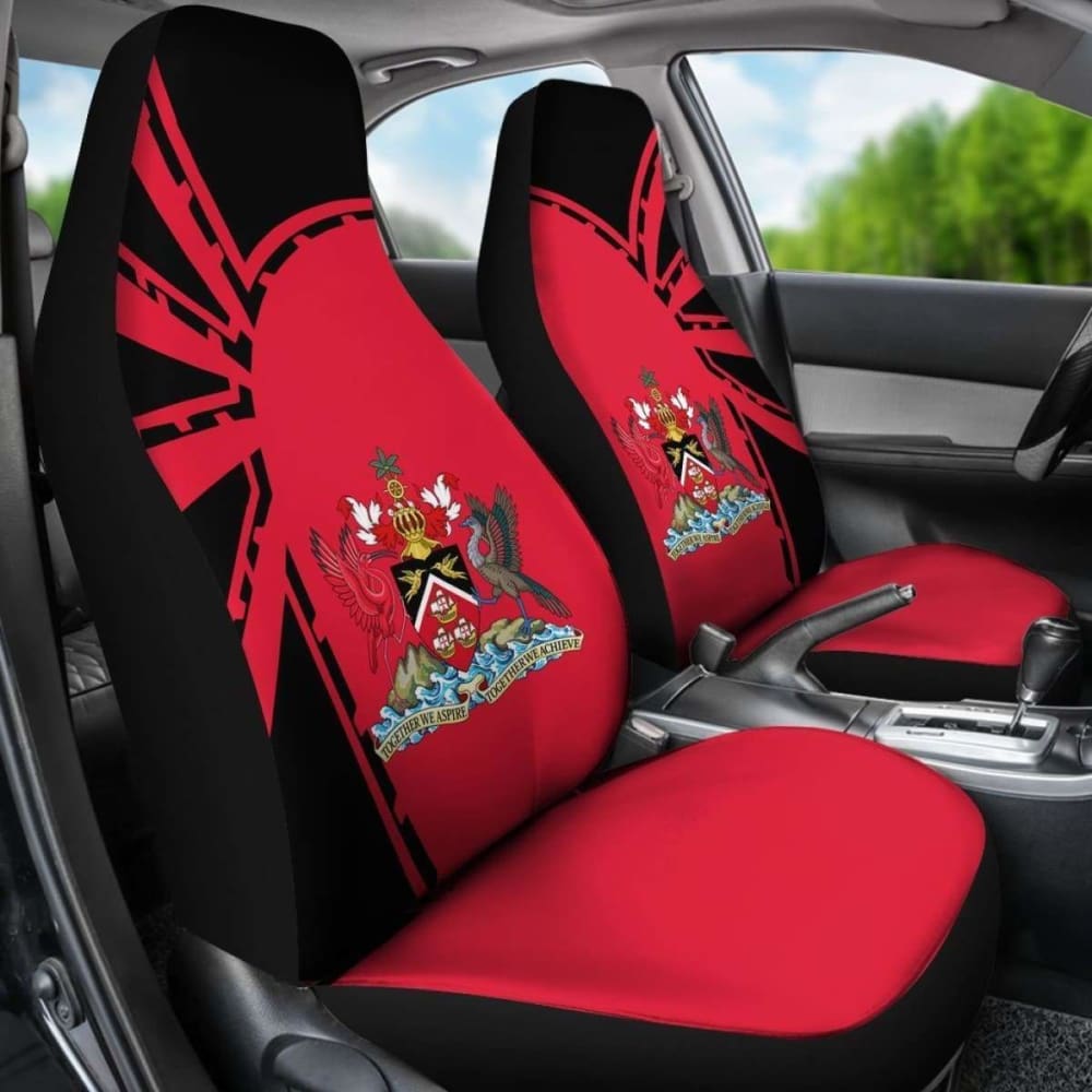 Trinidad Tobago Car Seat Covers Premium Style 5 110424 - YourCarButBetter