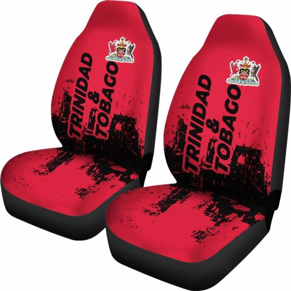 Trinidad & Tobago Car Seat Covers Smudge Style 110424 - YourCarButBetter