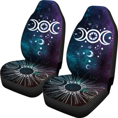 Triple Moon Wicca Car Seat Covers 550317 - YourCarButBetter